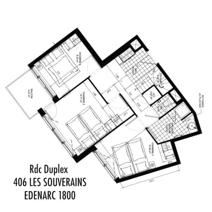 Confort Et Espace Pour Cet Appartement Duplex De 100 M2 Avec Grand Sejour Expose Sud Avec Cheminee, 4 Chambres , Acces Direct Aux Pistes De Ski Et Au Golf Dans La Residence Edenarc Avec Piscine, Jacuzzi Et Spa Bourg-Saint-Maurice Dış mekan fotoğraf