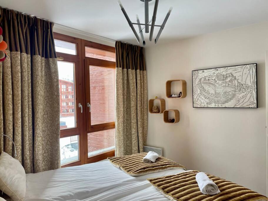 Confort Et Espace Pour Cet Appartement Duplex De 100 M2 Avec Grand Sejour Expose Sud Avec Cheminee, 4 Chambres , Acces Direct Aux Pistes De Ski Et Au Golf Dans La Residence Edenarc Avec Piscine, Jacuzzi Et Spa Bourg-Saint-Maurice Dış mekan fotoğraf