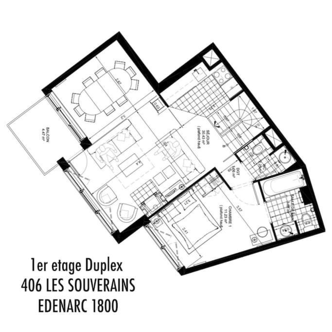 Confort Et Espace Pour Cet Appartement Duplex De 100 M2 Avec Grand Sejour Expose Sud Avec Cheminee, 4 Chambres , Acces Direct Aux Pistes De Ski Et Au Golf Dans La Residence Edenarc Avec Piscine, Jacuzzi Et Spa Bourg-Saint-Maurice Dış mekan fotoğraf